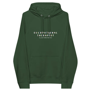 Occupational Therapist Friend Unisex Eco Raglan Hoodie - MedTheories