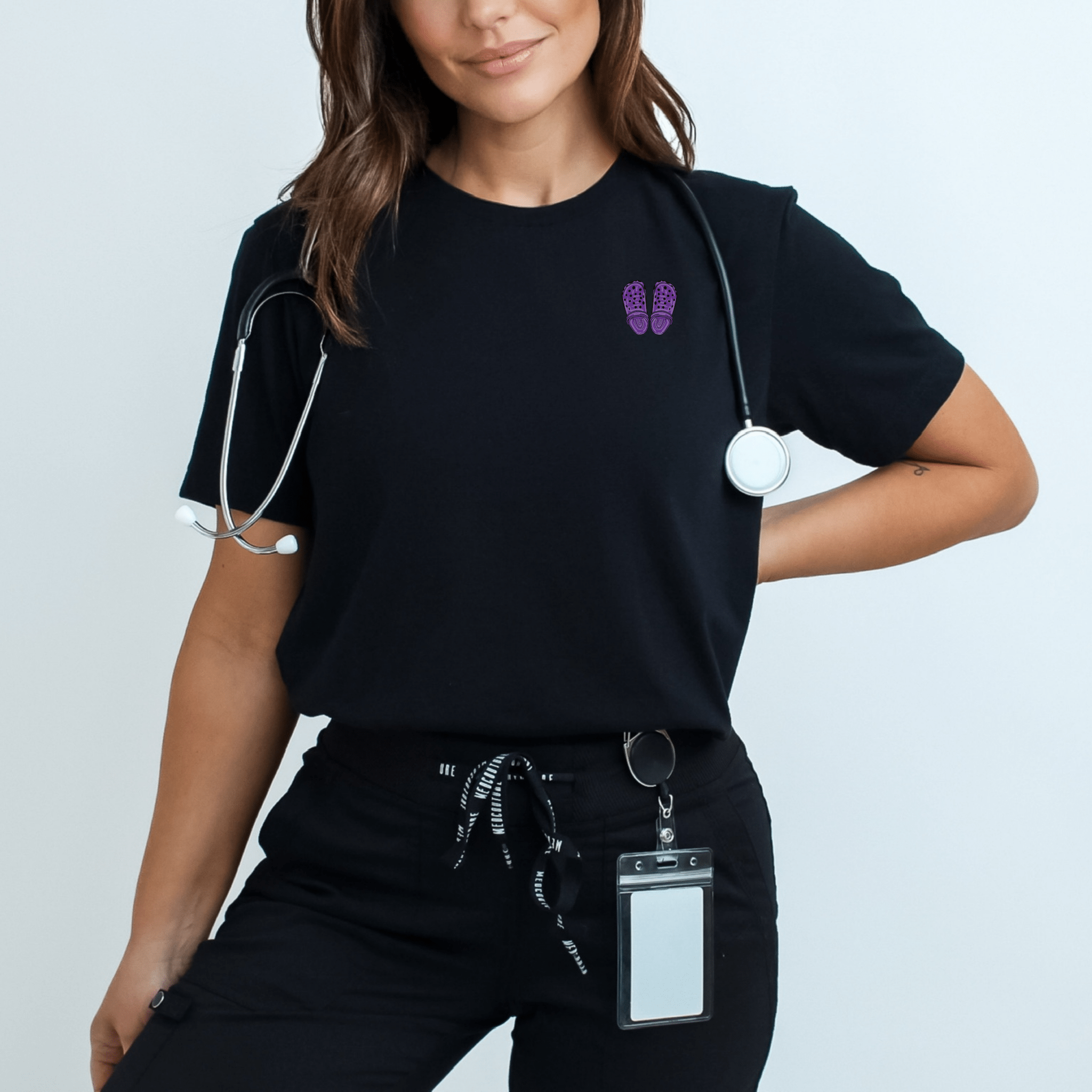 Purple Clog Women's Relaxed T-Shirt - MedTheories