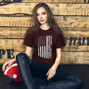 Registered Nurse Flag Unisex T-Shirt - MedTheories