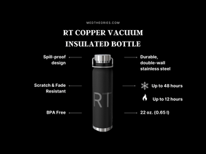 RT Copper Vacuum Insulated Bottle, 22oz - MedTheories