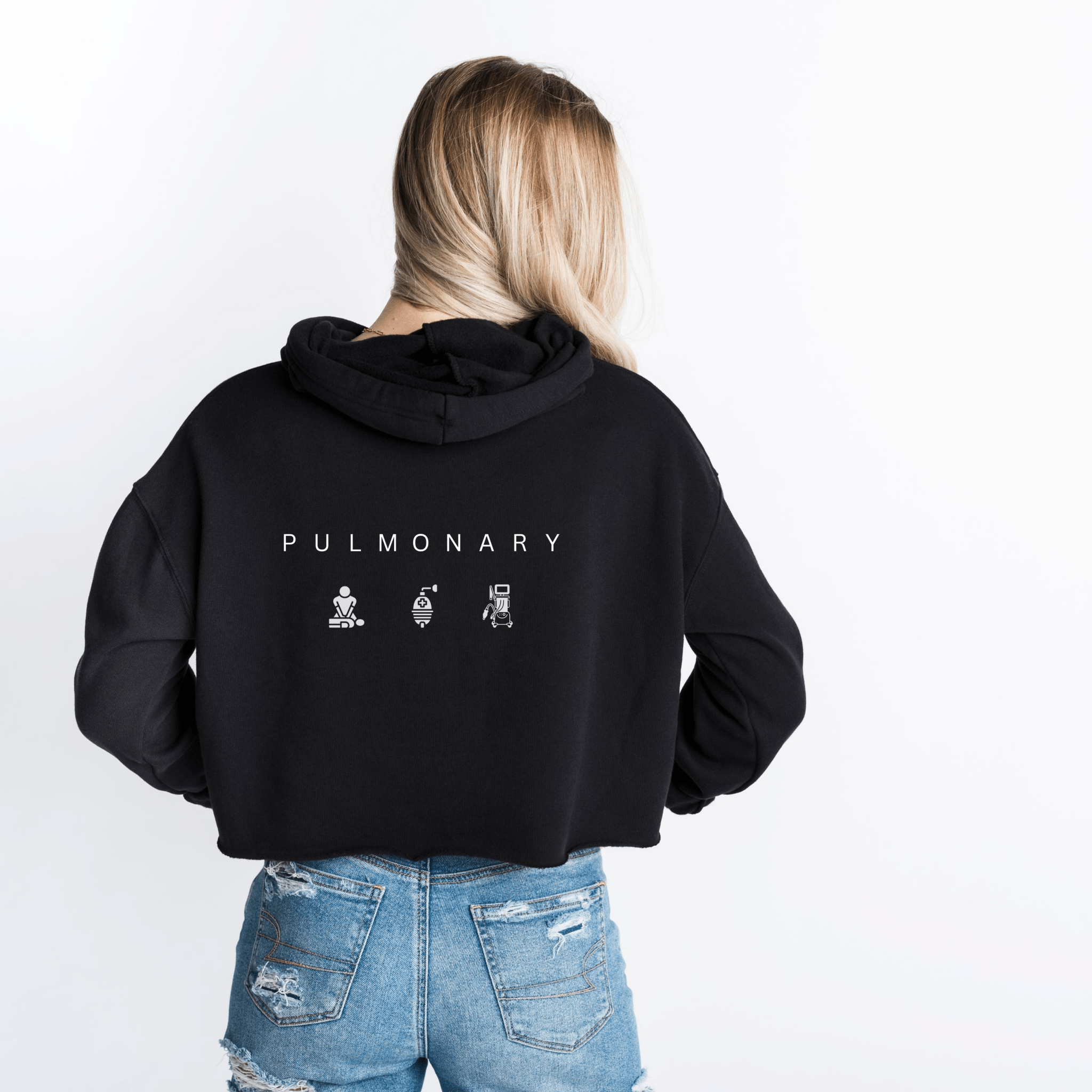 RT Double Sided Crop Hoodie - MedTheories
