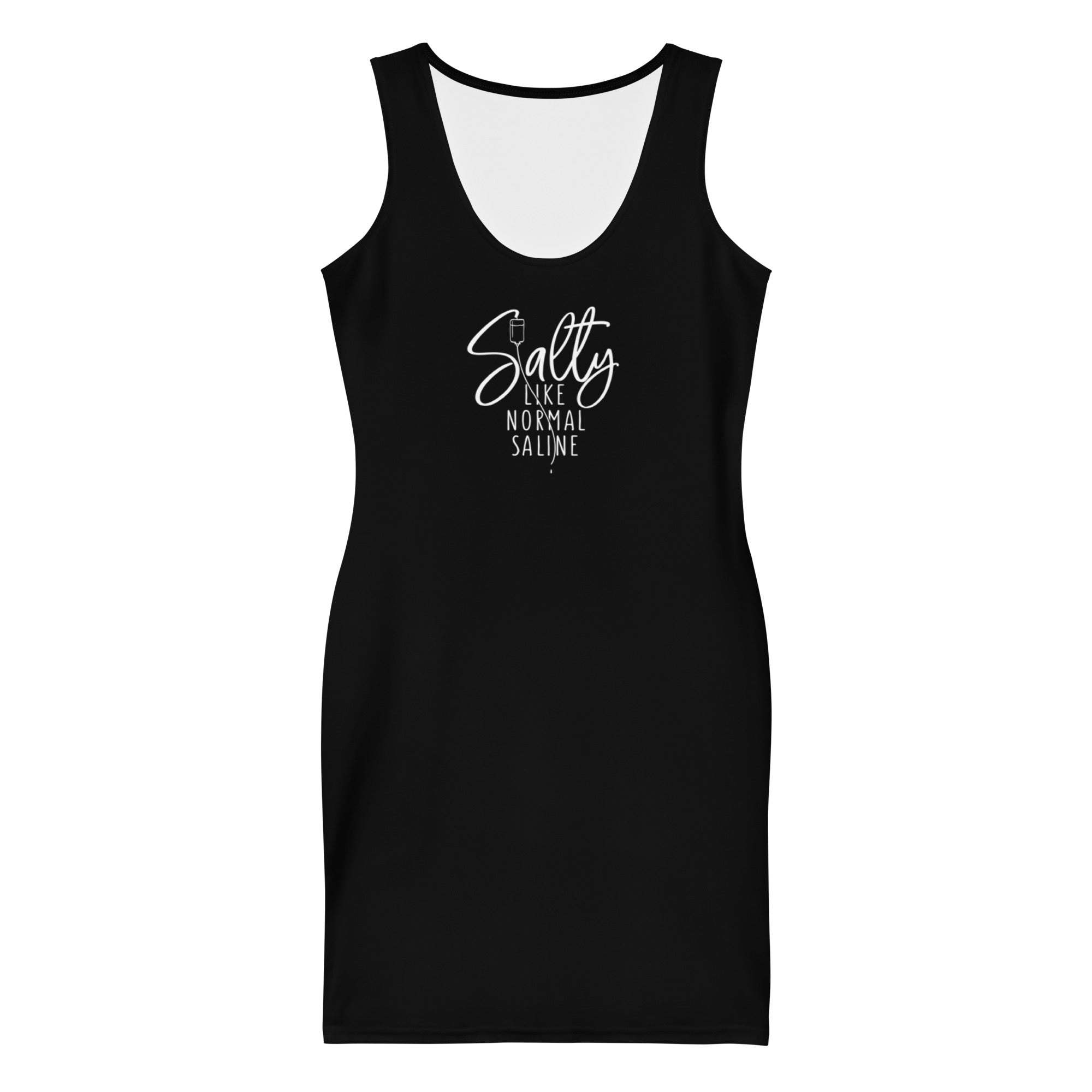 Salty Like Normal Saline Bodycon Dress - MedTheories