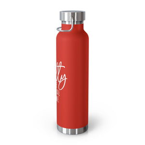 Salty Like Normal Saline Copper Vacuum Insulated Bottle, 22oz - MedTheories