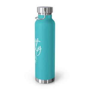 Salty Like Normal Saline Copper Vacuum Insulated Bottle, 22oz - MedTheories