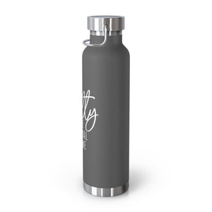 Salty Like Normal Saline Copper Vacuum Insulated Bottle, 22oz - MedTheories