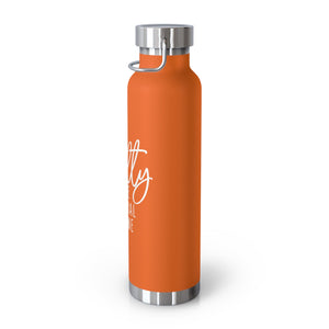 Salty Like Normal Saline Copper Vacuum Insulated Bottle, 22oz - MedTheories