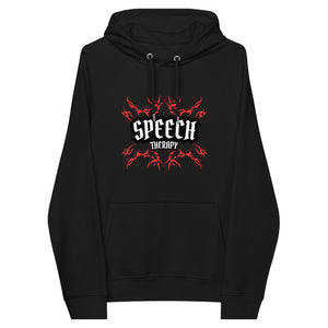 Scorching Speech Therapy Unisex Eco Raglan Hoodie - MedTheories