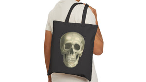 Skull Cotton Canvas Tote Bag - MedTheories