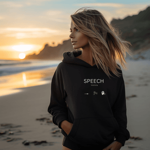 Speech Therapy ICON Unisex Eco Raglan Hoodie - MedTheories