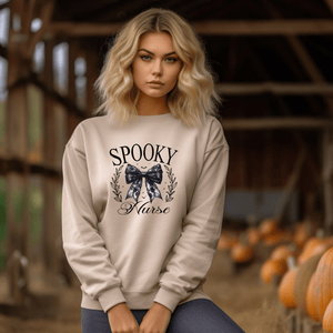 Spooky Bow Tie Nurse Unisex Sweatshirt - MedTheories