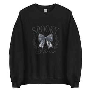 Spooky Bow Tie Nurse Unisex Sweatshirt - MedTheories