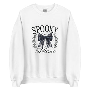 Spooky Bow Tie Nurse Unisex Sweatshirt - MedTheories