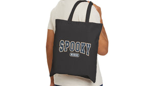 Spooky Nurse Cotton Canvas Tote Bag - MedTheories