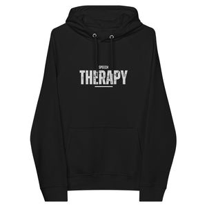 Street Speech Therapy Unisex Eco Raglan Hoodie - MedTheories