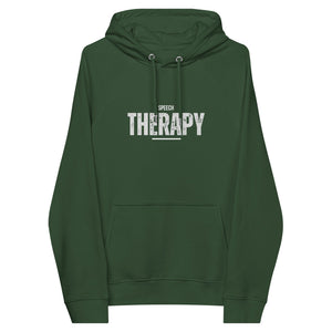 Street Speech Therapy Unisex Eco Raglan Hoodie - MedTheories