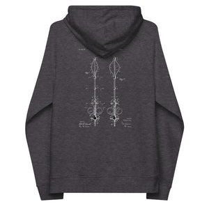 Surgical Instrument 1906 Vintage Patent Unisex Eco Raglan Hoodie - MedTheories