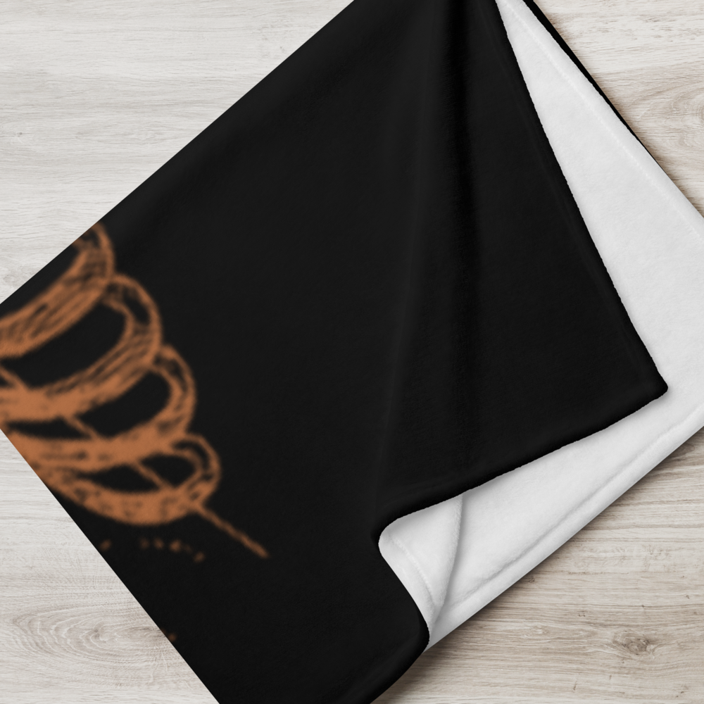 Skeletal Remains Throw Blanket