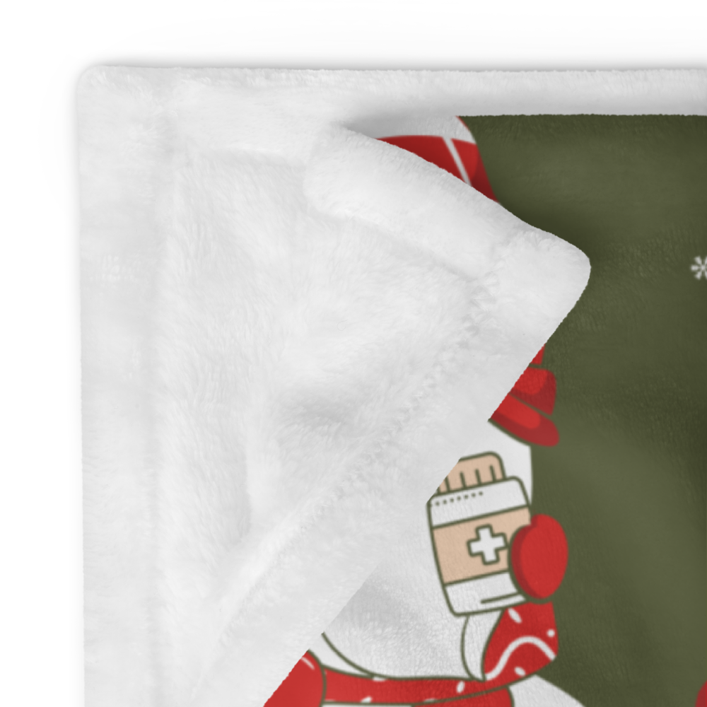 Christmas Gnomes Throw Blanket
