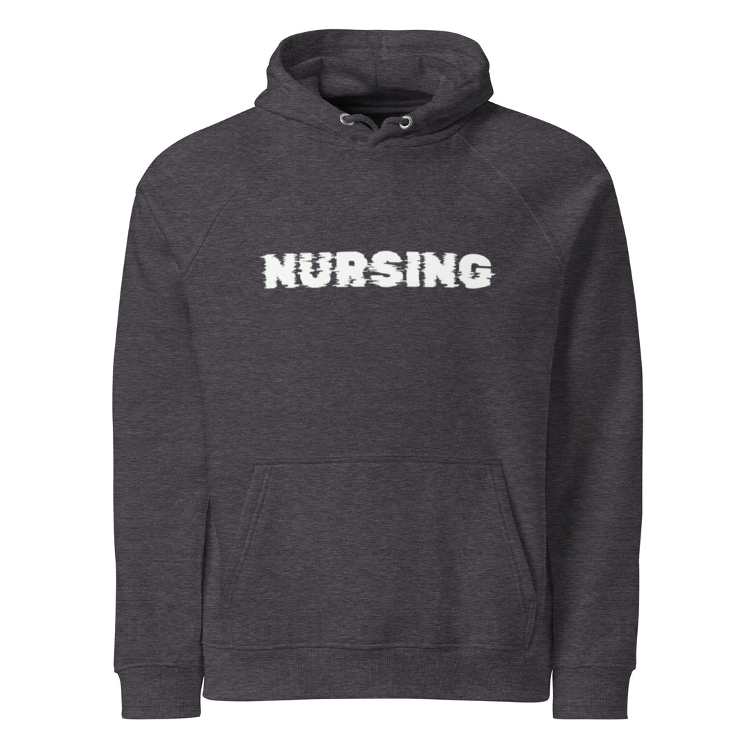 Glitch Nursing Unisex Eco Raglan Hoodie