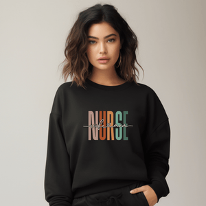 Wife Mom Nurse Unisex Organic Raglan Sweatshirt - MedTheories