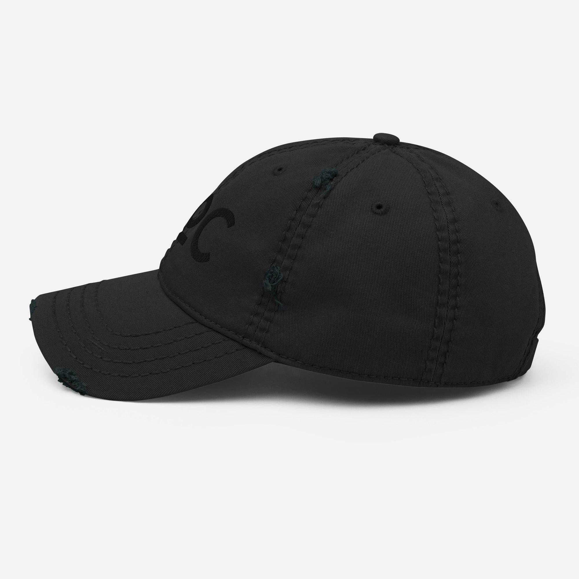 3D PUFF DOC Embroidered Distressed Dad Hat - MedTheories