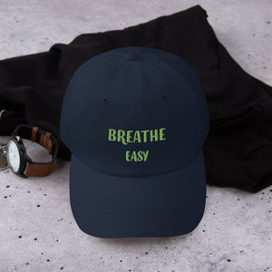 3D Puff Embroidered Breathe Easy Dad Hat - MedTheories