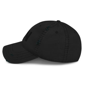 3D PUFF RN Embroidered Distressed Dad Hat - MedTheories