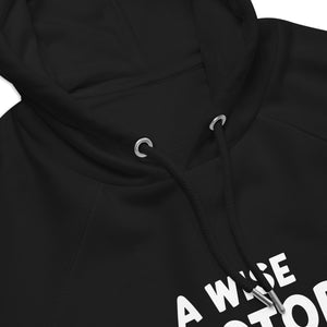 A Wise Doctor Unisex Eco Raglan Hoodie - MedTheories