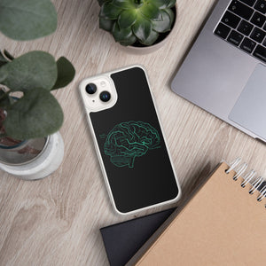 Anatomy Of The Brain Clear Case for iPhone® - MedTheories