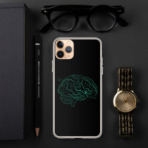 Anatomy Of The Brain Clear Case for iPhone® - MedTheories