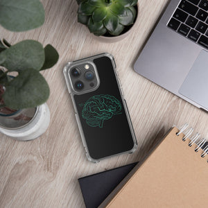 Anatomy Of The Brain Clear Case for iPhone® - MedTheories