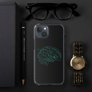 Anatomy Of The Brain Clear Case for iPhone® - MedTheories