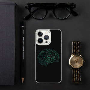 Anatomy Of The Brain Clear Case for iPhone® - MedTheories