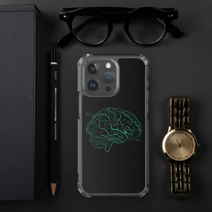 Anatomy Of The Brain Clear Case for iPhone® - MedTheories