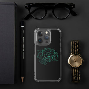 Anatomy Of The Brain Clear Case for iPhone® - MedTheories