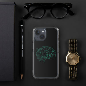 Anatomy Of The Brain Clear Case for iPhone® - MedTheories