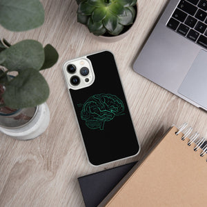 Anatomy Of The Brain Clear Case for iPhone® - MedTheories