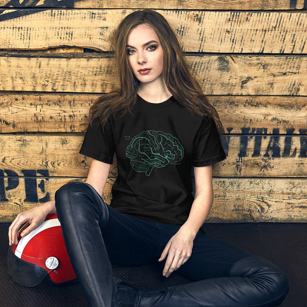 Brain Anatomy Unisex t-shirt - MedTheories