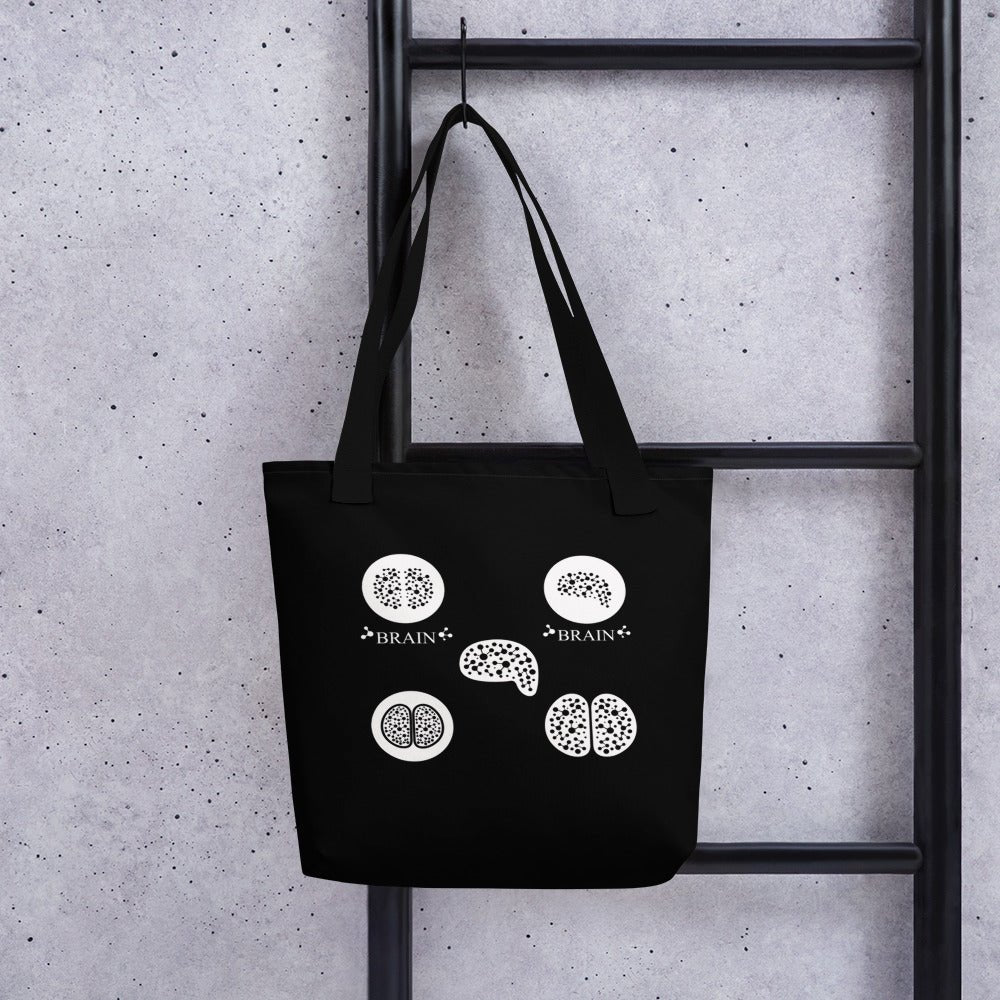 Brain Graphic Tote Bag - MedTheories