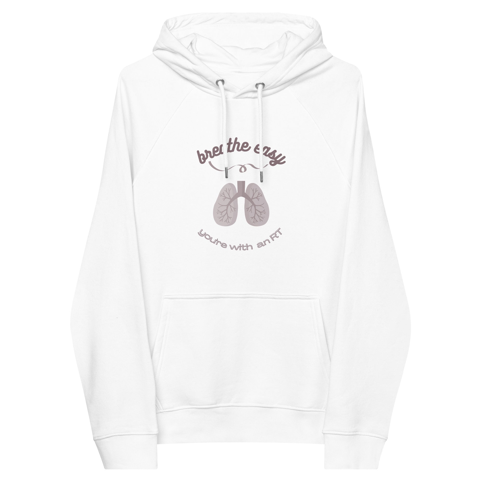 Breathe Easy Unisex Eco Raglan Hoodie - MedTheories