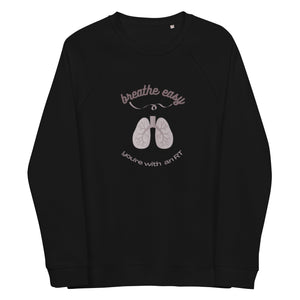 Breathe Easy Unisex Organic Raglan Sweatshirt - MedTheories