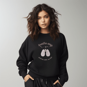 Breathe Easy Unisex Organic Raglan Sweatshirt - MedTheories