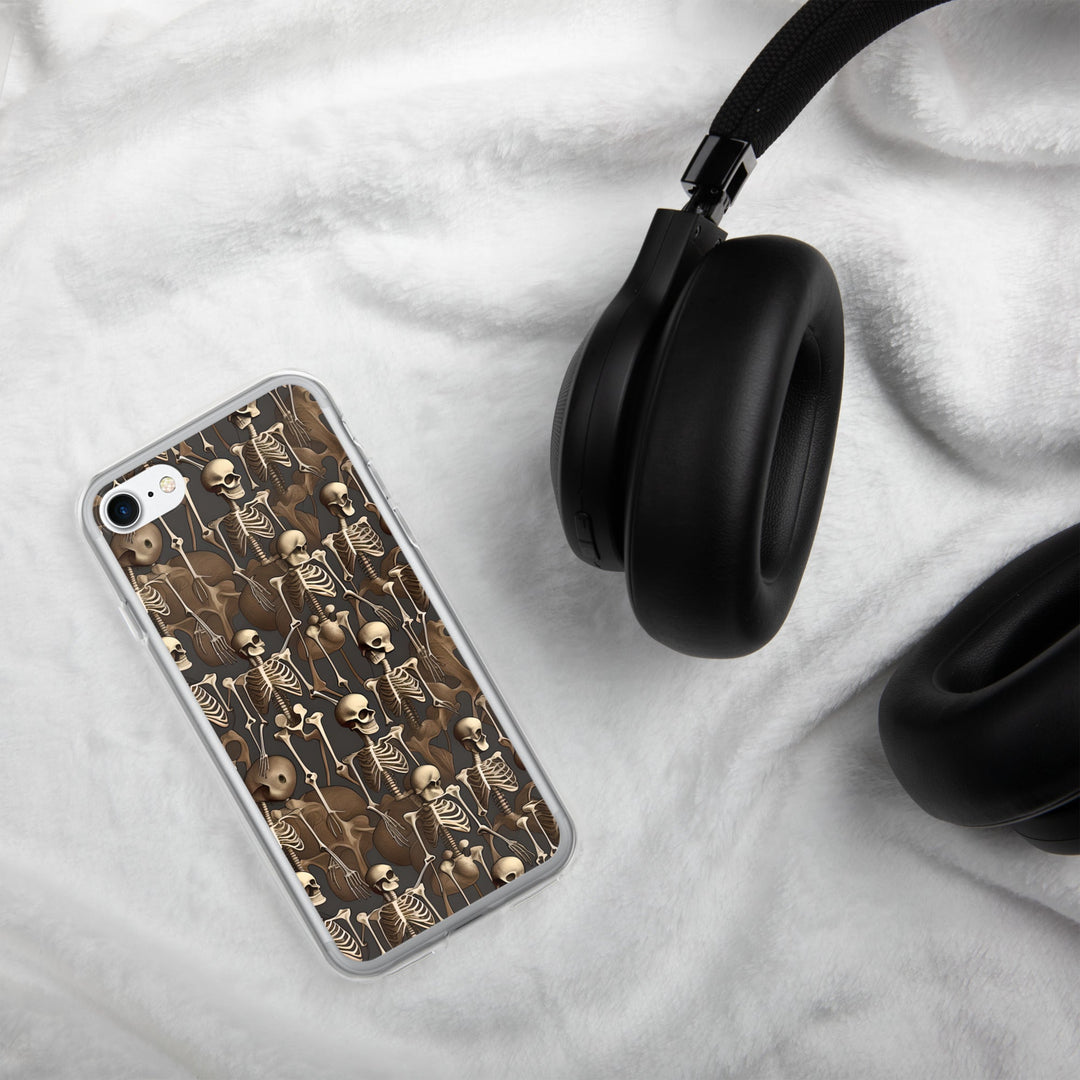 Brown Vintage Skeletons Clear Case for iPhone® - MedTheories