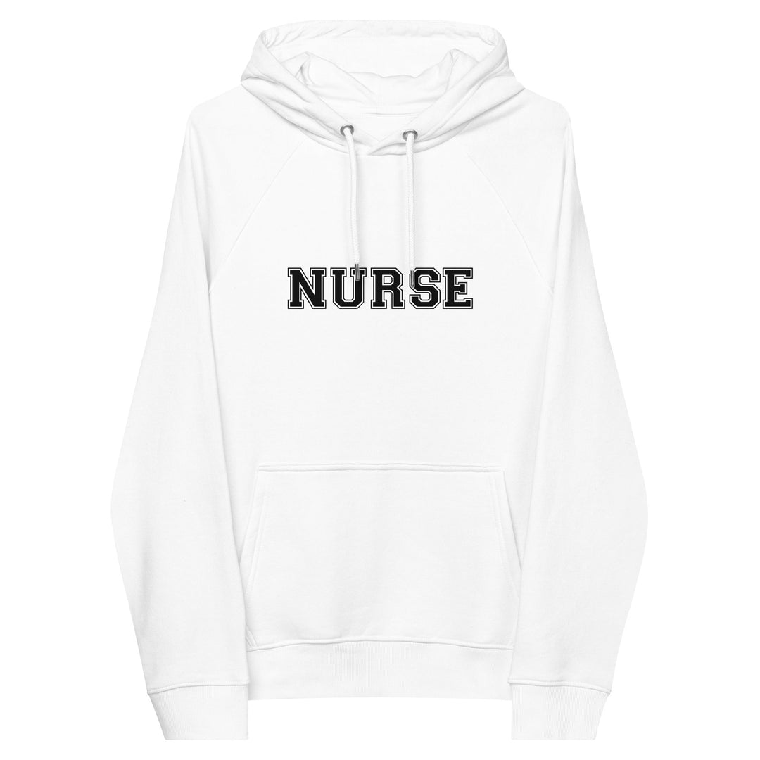 College Nurse Unisex Eco Raglan Hoodie - MedTheories