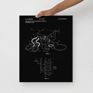 Defibrillator Medical Patent Canvas - MedTheories