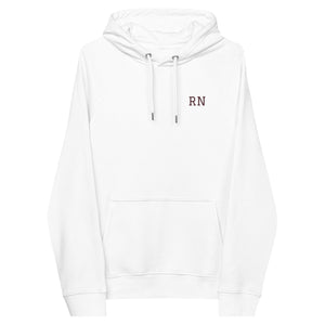 Double Sided RN Knowledge Is Power Unisex Eco Raglan Hoodie - MedTheories