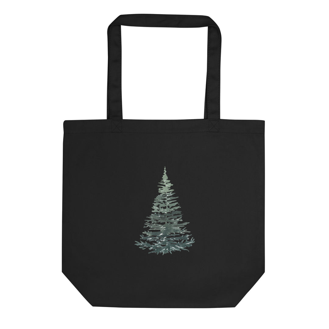 Organic Cotton Tote Bag - Christmas Tree