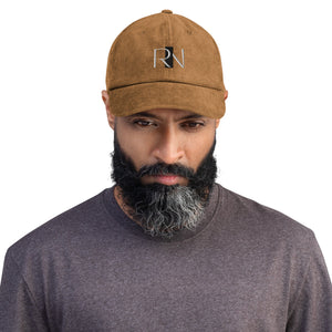 Embroidered RN Corduroy hat - MedTheories