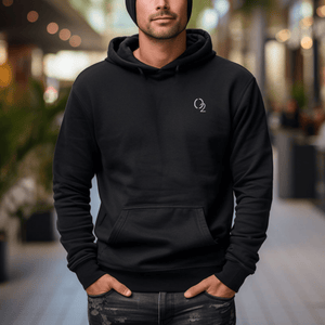 Embroidered Split O2 Unisex Eco Raglan Hoodie - MedTheories