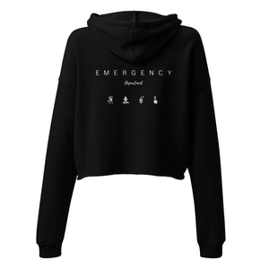 ER Double Sided Crop Hoodie - MedTheories